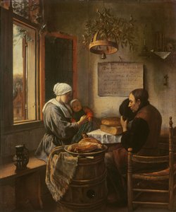 Nåd före kött, 1660 av Jan Havickszoon Steen