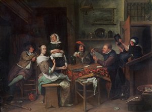 Kortspelarna av Jan Havickszoon Steen