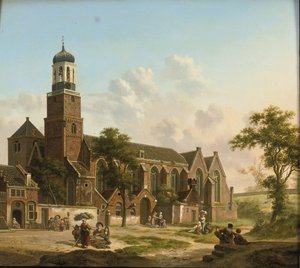 Stadsbor nära Nicolaikerk, Utrecht