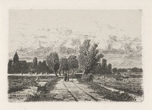 polderlandskap av Jan Heppener