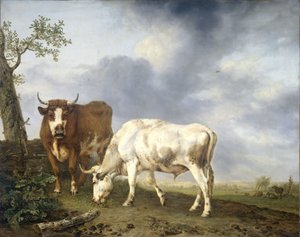 Oxar på ängen av Jan II Kobell