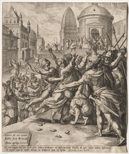 Arresteringen av St. Paul, 1581. av Jan I Sadeler