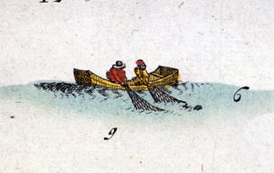 Sillfiskare från Atlas of Jansson Janssonius