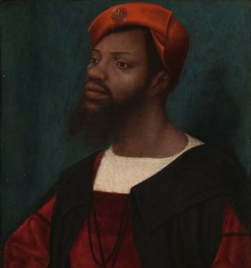 Porträtt av en okänd man Porträtt av en afrikansk man av Jan Jansz Mostaert
