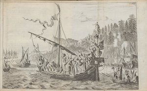 Stenka Razin Från: Tre betydande resor, 1675 av Jan Jansz. Struys