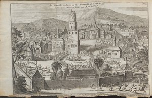 Stepan Razins upplopp i Astrakhan Från: Three Remarkable Voyages, 1675 av Jan Jansz. Struys