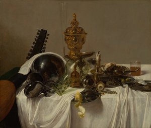 Bankettstycke, ca 1635 (olja på vaggad panel) av Jan Jansz. den Uyl