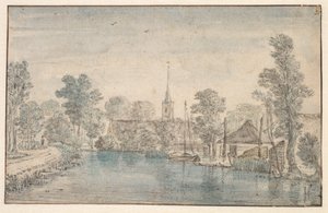 By vid en flod av Jan Jansz den Uyl