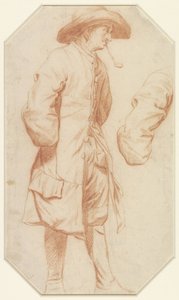 Studie av stående man och höger arm av Jan Josef Horemans (I)