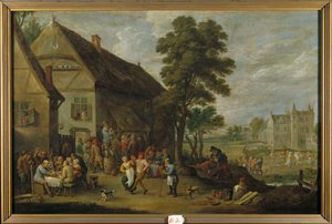 Utsikt över Rhenen, 1636 av Jan Josephsz van Goyen