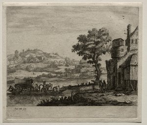 Färjan. av Jan Josephsz van Goyen