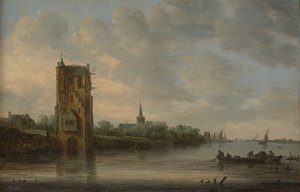 Pelkus-porten nära Utrecht av Jan Josephsz van Goyen