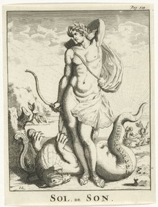 Apollo besegrar Python Sol, Sonen (titel på objekt) av Jan Lamsvelt