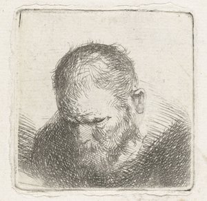 Man med skägg av Jan Lievens (possibly)
