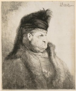 Bystporträtt av en orientaler av Jan Lievens