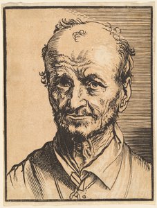 Byst av en skallig man av Jan Lievens