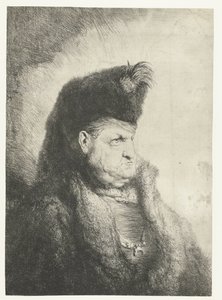 Byst av en orientalisk med en pälsmössa av Jan Lievens