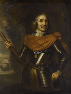 Maarten Harpertszoon Tromp 1597-1653, holländsk amiral, 1653 av Jan Lievens