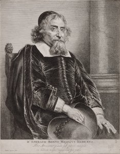 Porträtt av Ephraim Bueno av Jan Lievens