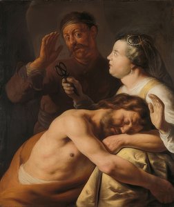 Simson och Delila. 1630-35