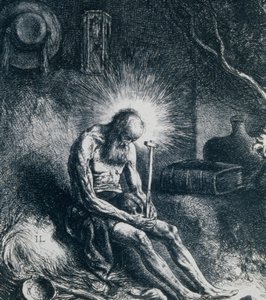 Sankt Hieronymus av Jan Lievens