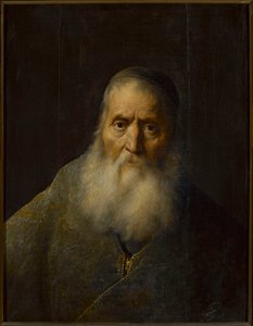 Gammal man med mössa av Jan Lievens