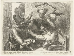 Vridande kortspelare och döden av Jan Lievens