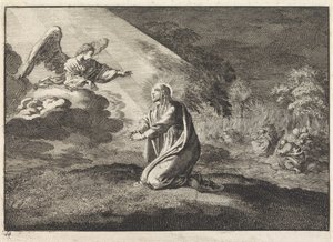 Kristus i Getsemane trädgård av Jan Luyken