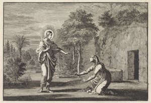 Kristus visar sig för Maria Magdalena av Jan Luyken