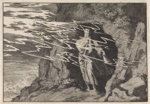 Elia i grottan av Jan Luyken