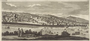 Utsikt över Jerusalem (höger tallrik) av Jan Luyken
