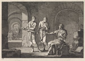 Johannes Döparen i fängelse av Jan Luyken