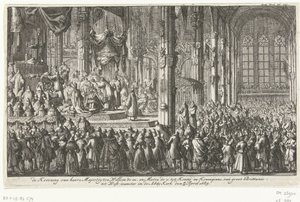 Kröningen av Vilhelm III, 1689 av Jan Luyken