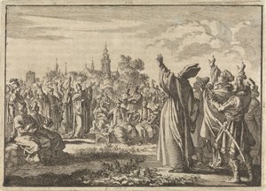 Polsk riksdag där Augustus II den Starke utropades till kung av den ena parten och franska Ludvig av Bourbon-Conti av den andra, 1697 av Jan Luyken