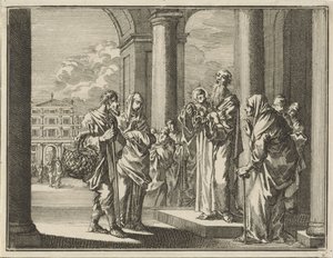 Frambärandet av Kristus i templet av Jan Luyken