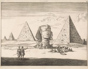 Pyramiderna och Sfinxen i Giza av Jan Luyken