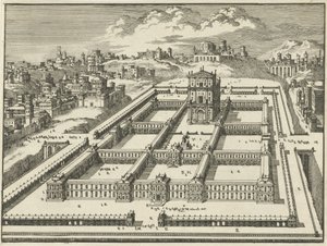 Salomos tempel, Jerusalem (variant B) av Jan Luyken