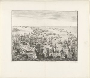 Den spanska armadans förlisning 1588, ca. 1680 av Jan Luyken