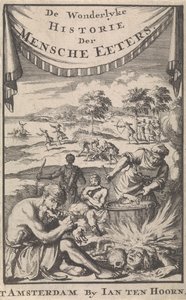 Människoätarnas underbara historia av A. Magyrus, 1696. av Jan Luyken