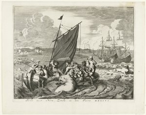 Tte resa till ny jord Yin 1596, 1679-1681 av Jan Luyken