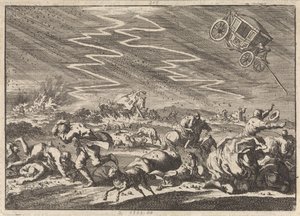 Kraftigt åskväder vid Donsenhausen i Thuringen, 1674 av Jan Luyken