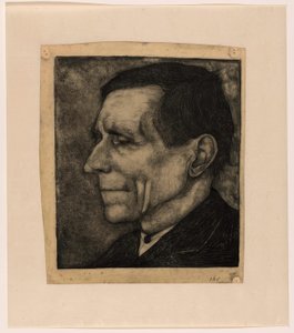 Far till Jan Mankes, nästan i profil till vänster