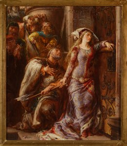 Drottning Jadwiga och Dymitr av Goraj av Jan Matejko