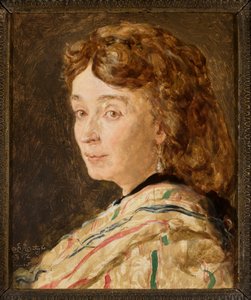 Porträtt av Ludwika Gropplerowa av Jan Matejko