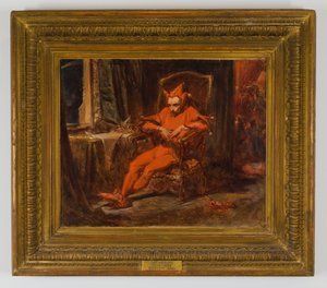 Skiss till "Stańczyk" av Jan Matejko