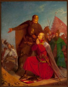 Władysław Jagiełło och Witold ber före slaget vid Grunwald av Jan Matejko