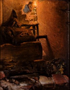 Interiören i Kazimierz den stores grav av Jan Matejko