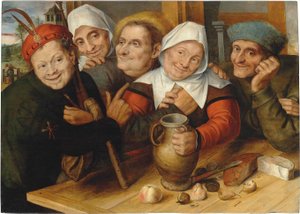 Ett glatt sällskap av Jan Matsys