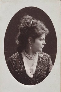 Porträtt av pianisten och kompositören Sophie Menter 1846-1918, 1893. av Jan Mieczkowski