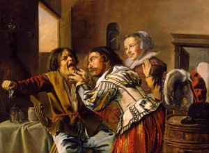 Tandläkaren, 1629 (olja på vaggad panel)